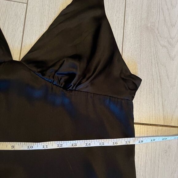 NK imode black silk maxi chemise - Picture 10 of 11
